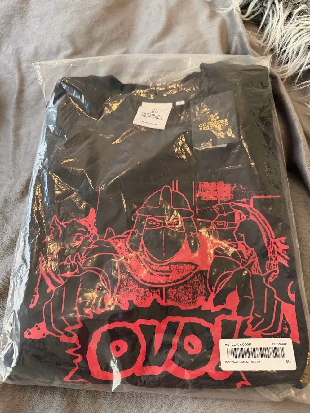 October's Very Own (OVO) Black Graphic Tee - Teenage Mutant Ninja Turtles TMNT